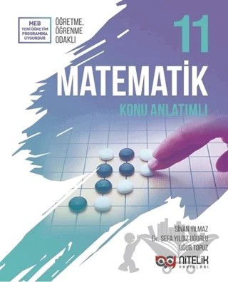 Nitelik 11. Sınıf Matematik Konu Anlatımlı – Sefa Yıldız Uğurlu, Sinan Yılmaz, Uğur Topuz – Nitelik Yayınları - Bayilik kitap kapağı