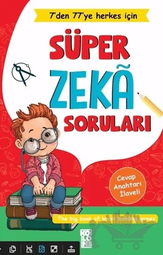 Süper Zeka Soruları - 7'den 77'ye Herkes İçin – Kolektif – Koloni kitap kapağı