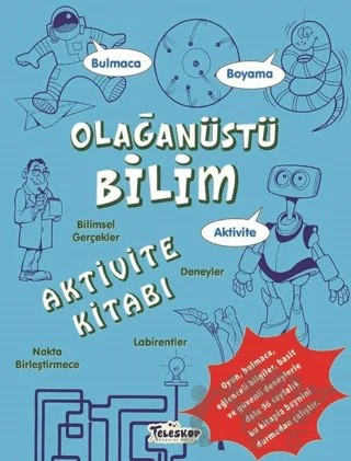 Olağanüstü Bilim Aktivite Kitabı – Victoria England – Teleskop Popüler Bilim kitap kapağı
