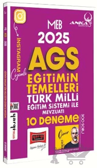 2025 MEB-AGS Eğitimin Temelleri Türk Milli Eğitim Sistemi ile Mevzuatı 10 Deneme – Ömer Ekici – Yargı Yayınevi kitap kapağı