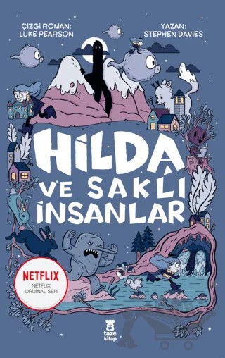 Hilda ve Saklı İnsanlar – Stephen Davies – Taze Kitap kitap kapağı