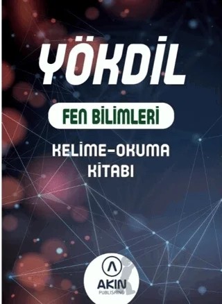 YÖKDİL Fen Bilimleri Kelime - Okuma Kitabı – Kolektif – Akın Dil Eğitim kitap kapağı