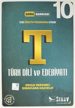 10. Sınıf Türk Dili ve Edebiyatı Soru Bankası – Kolektif – Sınav Yayınları kitap kapağı