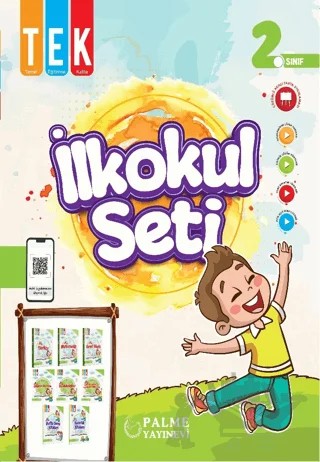 2. Sınıf Tek İlkokul Seti (8 Kitap) – Kolektif – Palme Yayınları kitap kapağı