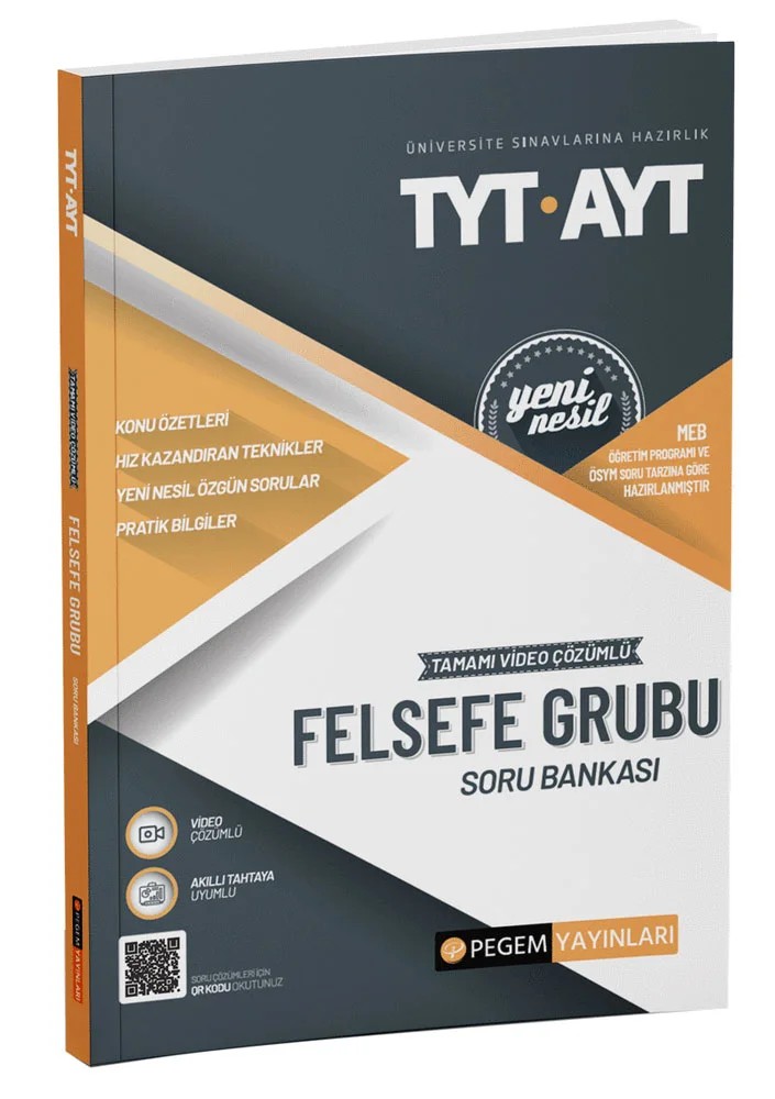 TYT-AYT Felsefe Grubu Soru Bankası – AYT Felsefe Grubu Soru Bankası – Pegem Akademi Yayıncılık kitap kapağı