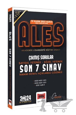 2024 ALES Son 7 Sınav Çıkmış Sorular (19 Kasım 2023 Sınavı Dahil) – Kolektif – Yargı Yayınevi kitap kapağı
