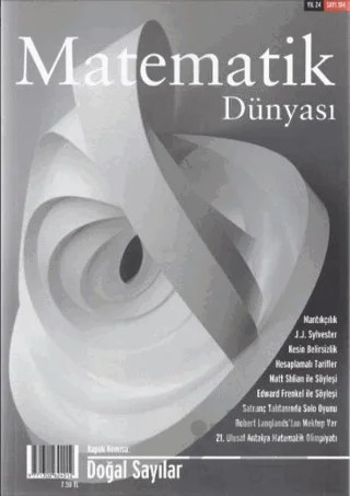 Matematik Dünyası Dergisi Sayı:104 Yıl:2016 – Kollektif – Nesin Yayınevi kitap kapağı