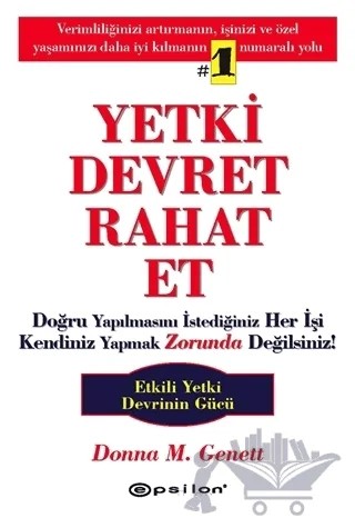 Yetki Devret Rahat Et – Donna M. Genett – Epsilon Yayınevi kitap kapağı