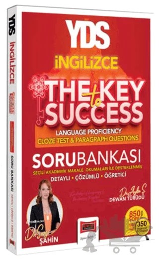 2025 YDS İngilizce The Key To Success Language Proficiency Cloze Test & Paragraph Questions Soru Bankası – Sevgi Şahin – Yargı Yayınevi kitap kapağı