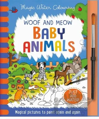 Magic Water Colouring - Baby Animals – Kolektif – IMAGINE THAT kitap kapağı