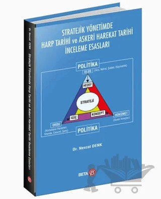 Stratejik Yönetimde Harp Tarihi ve Askeri Harekat Tarihi İnceleme Esasları – Nevzat Denk – Beta Yayınevi kitap kapağı
