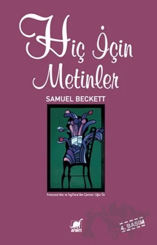 Hiç İçin Metinler ve Uzun Öyküler – Samuel Beckett – Ayrıntı Yayınları kitap kapağı