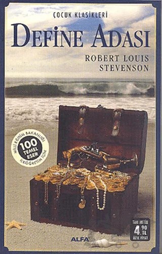 Define Adası – Robert Louıs Stevenson – Alfa Yayınları kitap kapağı