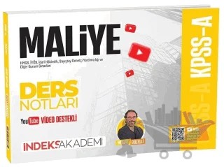 KPSS A Grubu Maliye Video Ders Notları – Murat Güzelli – İndeks Akademi Yayıncılık kitap kapağı