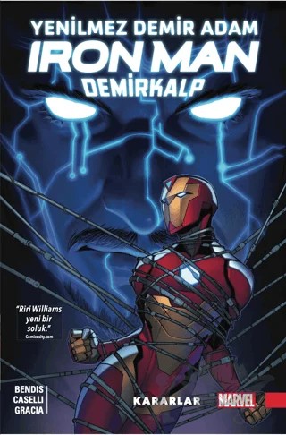 Yenilmez Demir Adam Demirkalp Cilt 2 Kararlar – Brian Michael Bendis – Arka Bahçe Yayıncılık kitap kapağı