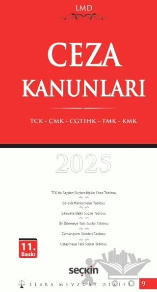 Ceza Kanunları – Çilem Bahadır – Seçkin Yayıncılık kitap kapağı
