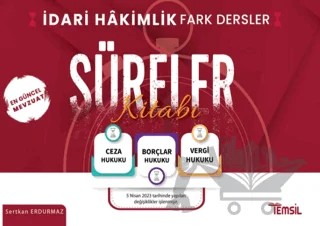 İdari Hakimlik Fark Dersler Süreler Kitabı – Sertkan Erdurmaz – Temsil Kitap kitap kapağı