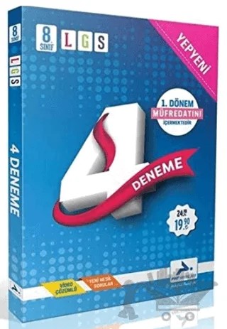 2020 8. Sınıf LGS 4 Deneme – Kolektif – Paraf Yayınları kitap kapağı