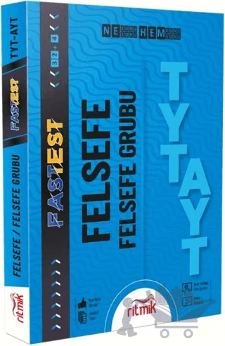 TYT AYT Felsefe - Felsefe Grubu Fastest 32+4 – Kolektif – Ritmik Yayınları kitap kapağı