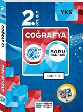 2018 YKS 2. Oturum Coğrafya Soru Bankası – Doğu Ateş – Evrensel İletişim Yayınları kitap kapağı