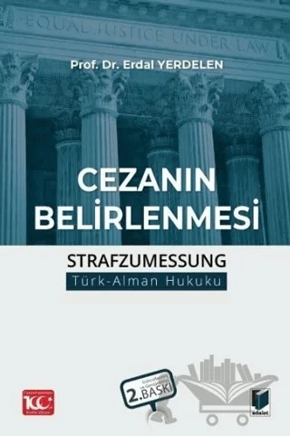 Cezanın Belirlenmesi – Erdal Yerdelen – Adalet Yayınevi kitap kapağı
