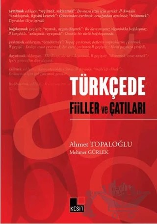 Türkçede Fiiller ve Çatıları – Ahmet Topaloğlu, Mehmet Gürlek – Kesit Yayınları kitap kapağı