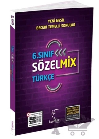6. Sınıf Türkçe Sözel Mix Soru Bankası – Kolektif – Karekök Yayıncılık kitap kapağı