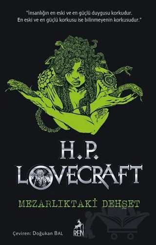 Mezarlıktaki Dehşet – Howard Phillips Lovecraft – Ren Kitap kitap kapağı