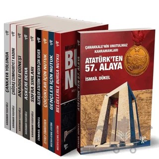 Gazi Paşa Kütüphanesi (10 Kitap Takım) – İsmail Dükel, Kahraman Yusufoğlu, Mustafa Kemal Atatürk, Zeynep Zümrüteren – Halk Kitabevi kitap kapağı