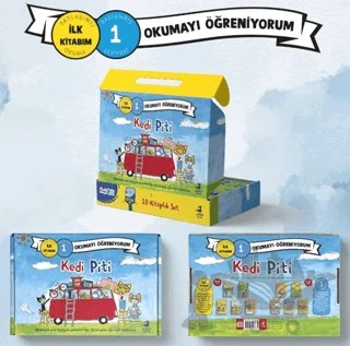 Kedi Piti Kutulu Set – James Dean, Kimberly Dean – Olimpos Çocuk kitap kapağı