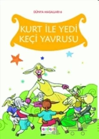 Kurt ile Yedi Keçi Yavrusu – Zeynep Gülsüm Sağlam – Erdem Çocuk kitap kapağı