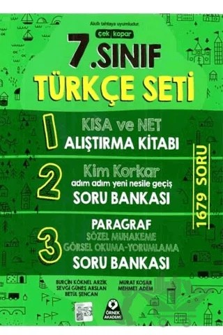 7. Sınıf Türkçe Seti – Kolektif – Örnek Akademi kitap kapağı