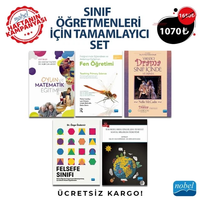 SINIF ÖĞRETMENLERİ İÇİN TAMAMLAYICI SET – Ali Özkaya, Burcu Durma, Derya Özlem Yazlık, Ersoy Karabay, Evrim Aksoy, Gözdegül Arık Karamık, İbrahim Çetin, İbrahim Yüksel, Mehtap Taştepe, Menşure Alkış Küçükaydın, Muhammed Ali Savaş, Mustafa Gök, Neslihan Usta, Nuri Can Aksoy, Osman Raşit Işık, Selçuk Alkan, Solmaz Damla Gedik, Tuğba Horzum Ay – Haftanın Kampanyası kitap kapağı