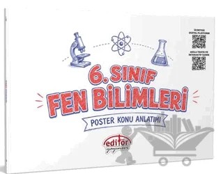 6. Sınıf Fen Bilimleri Poster Konu Anlatımlı – Kolektif – Editör Yayınevi kitap kapağı
