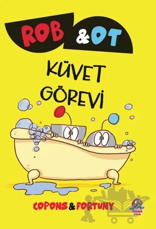 Rob ve Ot - Küvet Görevi – Jaume Copons – Yağmur Çocuk kitap kapağı