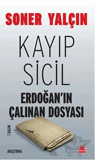 Kayıp Sicil – Soner Yalçın – Kırmızı Kedi Yayınevi kitap kapağı