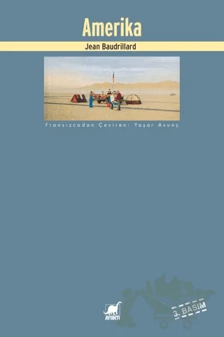 Amerika – Jean Baudrillard – Ayrıntı Yayınları kitap kapağı