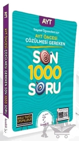 Sayısal Öğrencileri İçin AYT Öncesi Çözülmesi Gereken Son 1000 Soru – Kolektif – Karekök Yayıncılık kitap kapağı