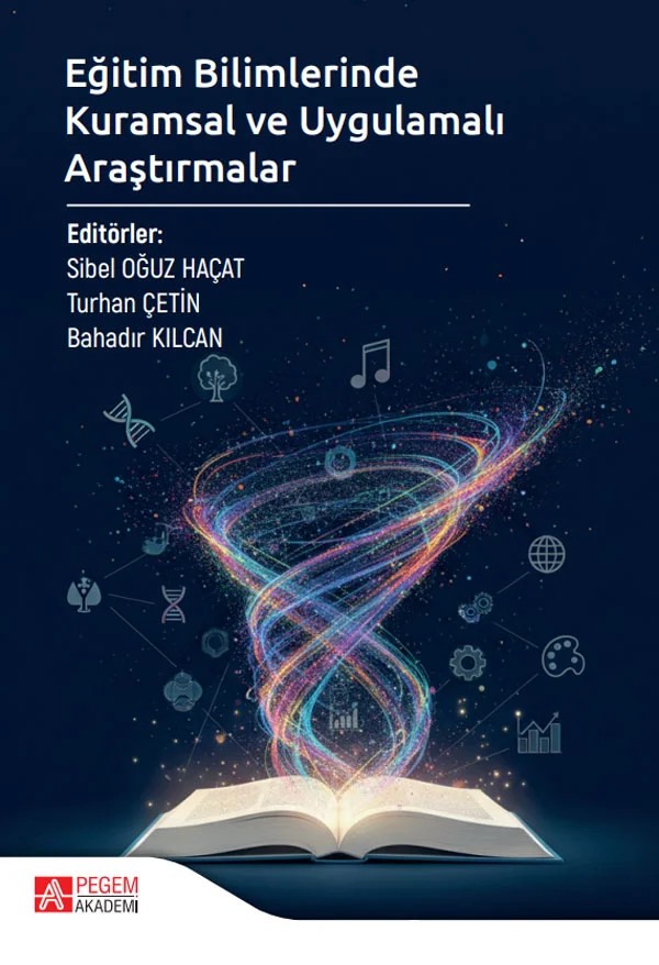 Eğitim Bilimlerinde Kuramsal ve Uygulamalı Araştırmalar – Pegem Akademi Yayıncılık kitap kapağı