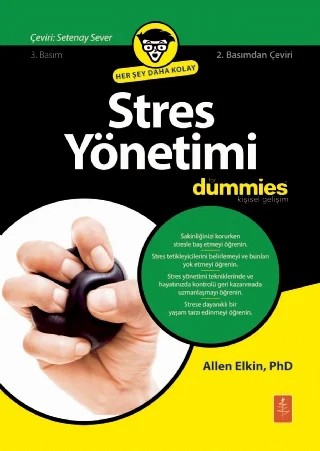 Stres Yönetimi for Dummies - Stress Management for Dummies – Allen Elkin – Dummies kitap kapağı