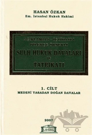 Sulh Hukuk Davaları ve Tatbikatı (2 Cilt Takım) – Hasan Özkan – Legal Yayıncılık kitap kapağı
