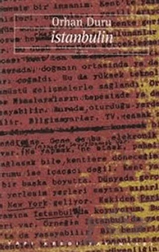 İstanbulin – Orhan Duru – Yapı Kredi Yayınları kitap kapağı