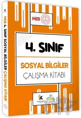 2025 MEB ÖDM İlkokul 4. Sınıf Sosyal Bilgiler Çalışma Kitabı Alıştırmalı / Etkinlikli Soru Bankası – Kolektif – Karakutu Yayın kitap kapağı