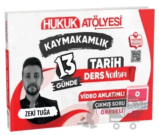 Hukuk Atölyesi Kaymakamlık 13 Günde Tarih Ders Notları – Zeki Tuğa – Dizgi Kitap kitap kapağı