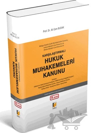 Hukuk Muhakemeleri Kanunu – Ali Cem Budak – Adalet Yayınevi kitap kapağı