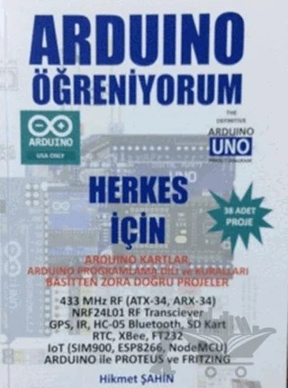 Arduino Öğreniyorum – Hikmet Şahin – Dahi Yayıncılık kitap kapağı