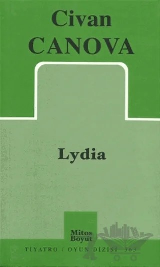 Lydia – Civan Canova – Mitos Boyut Yayınları kitap kapağı
