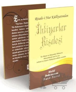 İhtiyarlar Risalesi Büyük Boy – Bediüzzaman Said Nursi – Envar Neşriyat kitap kapağı