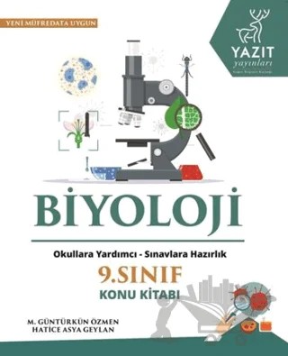 Yazıt 9. Sınıf Biyoloji Konu Kitabı – Hatice Asya Geylan, M. Güntürkün Özmen – Yazıt Yayıncılık kitap kapağı