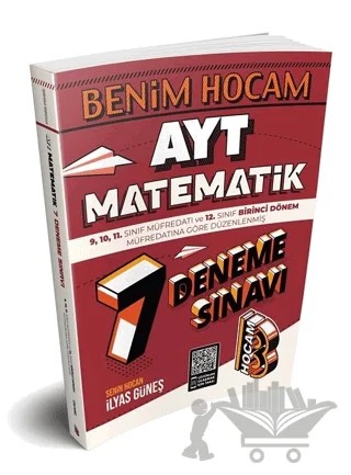 AYT Matematik 7 Deneme Sınavı – İlyas Güneş – Benim Hocam Yayınları kitap kapağı